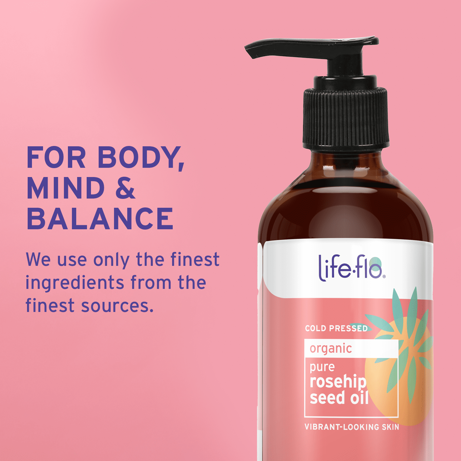 Life-Flo Pure Rosehip Seed Oil | Organic & Cold Pressed | Moisturizing Treatment for Facial & Skin Care | 4oz