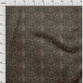 thumbnail image 3 of oneOone Cotton Silk Brown Fabric Animal Skin Fabric For Sewing Printed Craft Fabric By The Yard 42 Inch Wide, 3 of 4