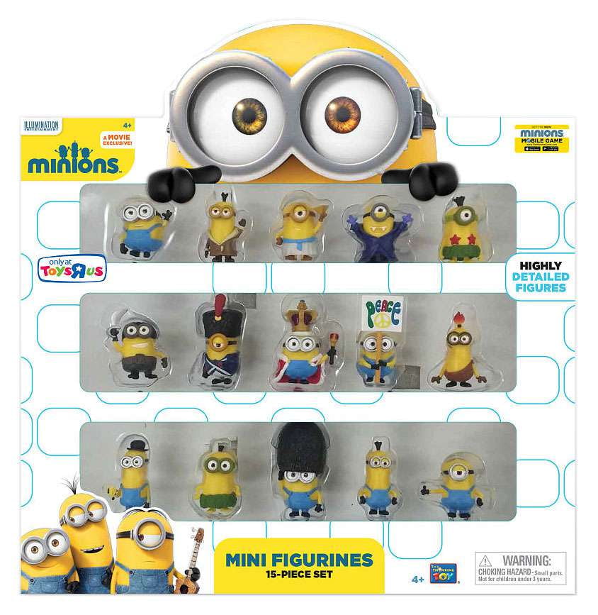 Despicable Me Minions Movie Minions Mini Figurines 15-Piece Set ...