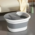 thumbnail image 4 of Ergonomic Foldable Foot Spa Tub - Portable Massage Basin with Acupressure Nodes & Phone Holder, 4 of 6