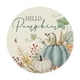 thumbnail image 2 of Mantel Individual Redondo Otoñal con Aspecto de Lino | Estampado de Arce, Calabaza y Girasol | Plástico Resistente Al Calor | Decoración Otoñal para La Mesa | Un Toque Acogedor para El Comedor y La C, 2 of 6