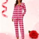 thumbnail image 2 of RKSTN St Patrick's Day Pajamas Set for Women Oversized Crewneck St Paddy's Day Lucky Shamrock Printed Loungewear Matching Sets Womens Casual Plus Size Loose Fits T Shirts and Pjs Pants 2 Piece Set, 2 of 8