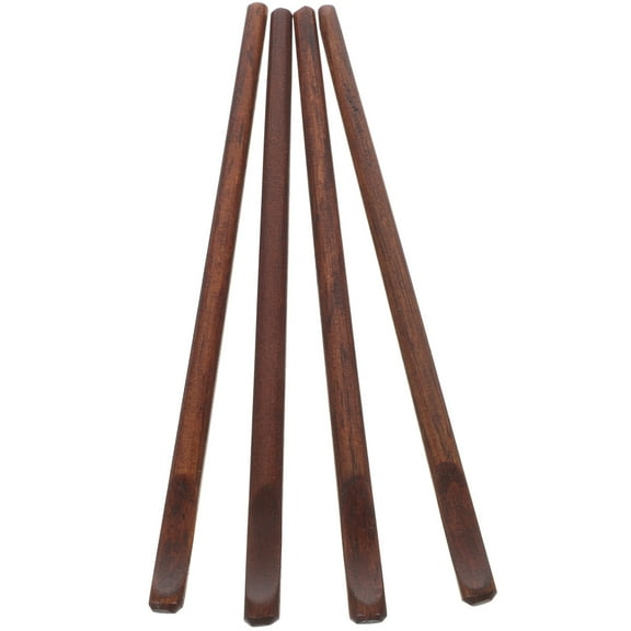 Milisten Beverage Stirrers Wooden Light Brown 4Pcs