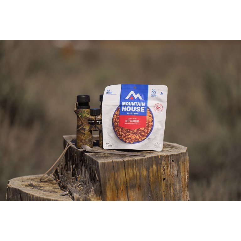 Mountain House Lasagna with Meat Sauce, 2 Servings, Freeze-Dried