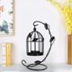 thumbnail image 1 of Iron Hollow Out Hanging Candlestick, Tea Candle Holder Hanging Candle Holder, Lantern Decorative Bird Cage Candle Holder, For Wedding Shop Window Indoor Outdoor ANGGREK Otros, 1 of 8