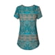 thumbnail image 4 of Camiseta de mujer con cuello redondo, manga corta, camiseta estampada, Scienceny  AP001627-09, 4 of 6