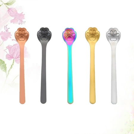 

KALLORY Spoons 5Pcs for Serving Coffee and Desserts in Home and Catering