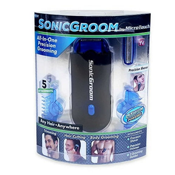 Sonic Groom All in One Precision Grooming Trimmer 5 Attachments