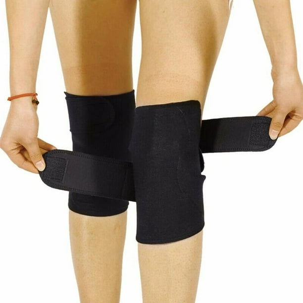 Heated Knee Brace Wrap, Adjustable Heat and Vibration Knee Massager for  Arthritis Knee Pain Relief Massaging Knee Pad 
