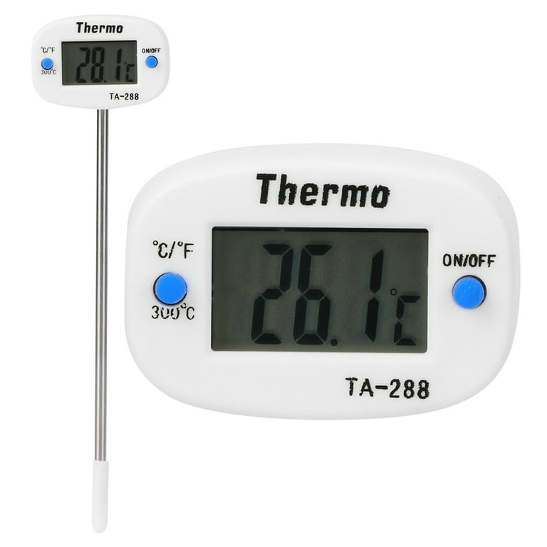 Ecoyyzn 2Pcs Food Thermometer Probe Kitchen Cooking Electronic Temperature  Measuring Device TA288,Food Thermometer,Cooking Thermometer § 1 § This  thermometer has two digital displays in Fahrenheit and 