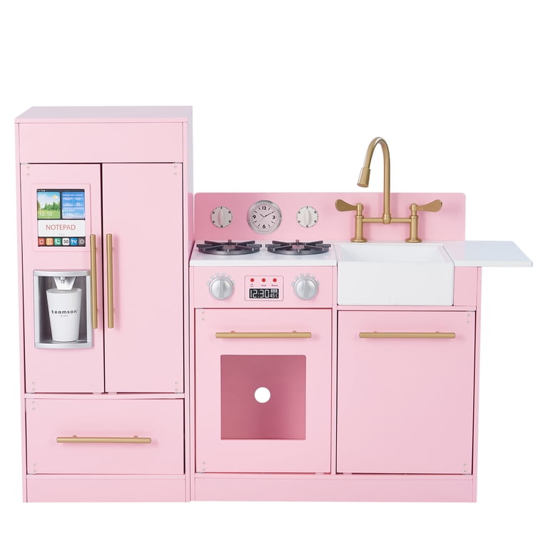Teamson Kids Little Chef Charlotte Wooden Play Kitchen, 41.6