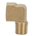 thumbnail image 2 of Latón 1/4" macho hembra NPT conector de instalación de tuberías de codo de 90 grados VoborMX herramienta, 2 of 7