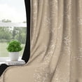 thumbnail image 4 of Brown Blackout Window Curtains for Living Room,Thermal Insulated Curtains,52x84 Inch,Set of 2, 4 of 6