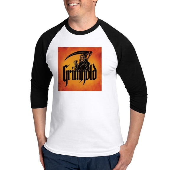 CafePress - Grimhold Reaper Logo - Cotton Baseball Jersey, 3/4 Raglan Sleeve Shirt