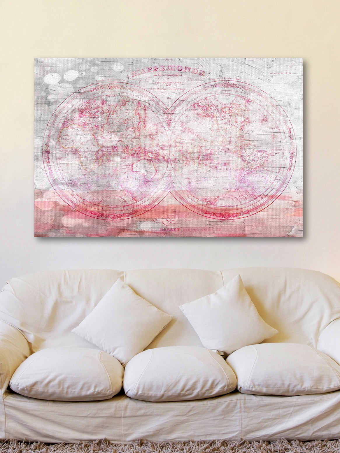 Parvez Michel Inc Parvez Taj - Flash of Pink Print on Canvas - Multi-color