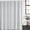 Blue, variant on Gray Stripes Shower Curtain Set - Small 36" x 72" Washable Bathtub Curtain with 12 Hooks, Vintage Minimalist Lines Texture Waterproof Fabric Stall Shower Curtains for Bathroom/Bathtub Décor