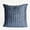 Midnight Blue, variant on Harkaari, Loose V Style Smocked Velvet Throw Pillow