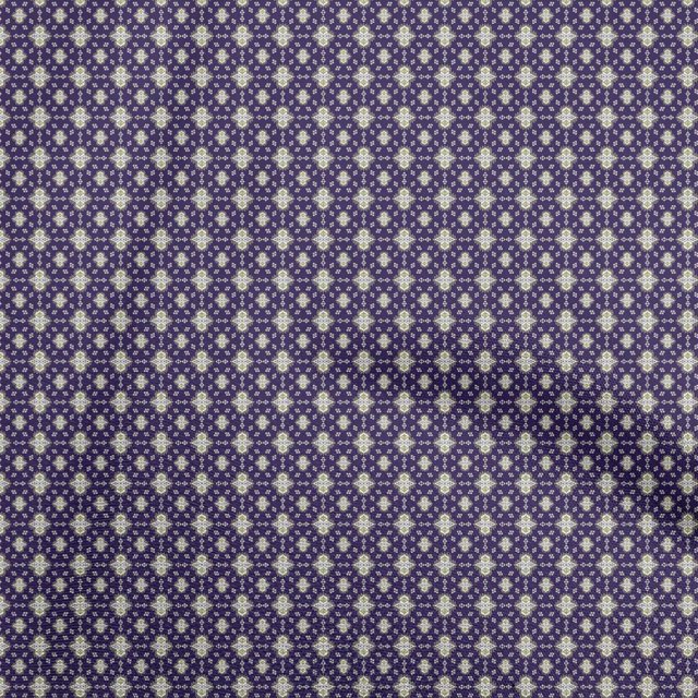 oneOone Viscose Chiffon Blue Fabric Asian Kilim Sewing Craft Projects Fabric Prints By Yard 42 Inch Wide