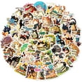 thumbnail image 6 of 100 PCS Cartoon Cat Sticker Pack – Cute Waterproof Vinyl Decals for Books, Laptops, Guitars, Luggage & DIY Crafts, 6 of 6