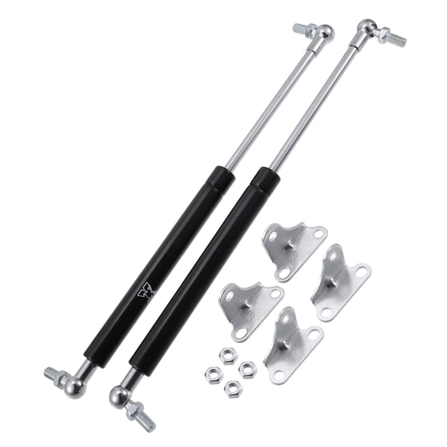 Unique Bargains 2pcs 13inch 30lbs Lift Supports Gas Struts Springs Universal RV Car Bonnet Tailgate Support Rod