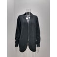 thumbnail image 4 of Lightweight Open Front Women's Long Sleeve Cardigan With Pockets, 4 of 5
