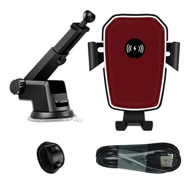Soporte 2 en 1 del soporte del cargador del coche de la carga inalámbrica rápida para el soporte del teléfono inteligente automático del teléfono celular seitruly EL0982-02B