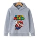 thumbnail image 4 of Ropa infantil con estampado creativo de Super Mario, sudadera informal de calle para hermano, sudadera deportiva para exteriores, sudadera con capucha para hermano de 3 a 14 años, 4 of 5