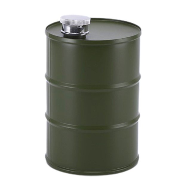 LCXmlly Flacon à Hanche Robuste Bords Lisses et Coins Étanche Acier Inoxydable Épaissi pour Extérieur