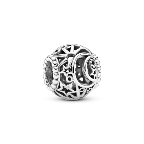 PANDORA Openwork Sun Stars & Moon Charm