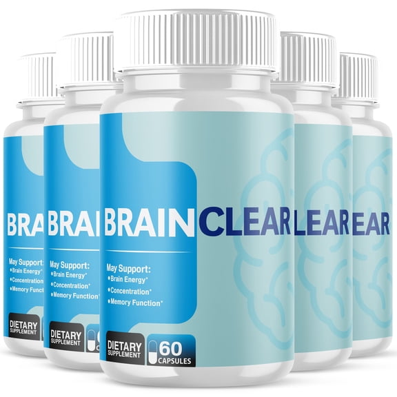 Brain Clear Advanced Formula Brain Support Pills Maximum Strength Supplement BrainClear 300 Capsules