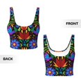 thumbnail image 6 of Sports Bra For Women, Colorful Floral Sports Bras For Women High Support, Workout Tank Tops Woman With Removable Cups, 6 of 8