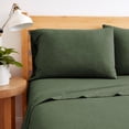thumbnail image 5 of Road Trip America Jersey Sheet Set - 4 Pieces Queen Cotton Sheets Set - Stretchable Ultrasoft Luxury Knit Bed Linen (Green, Queen), 5 of 5