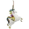 thumbnail image 3 of Northlight Plush Leaping Rainbow Unicorn Christmas Ornament - 6.5", 3 of 6