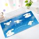 thumbnail image 1 of Alfombrilla de ratón azul bonita Cinnamoroll para ordenador portátil Kawaii Bowknot Anime alfombrilla de escritorio extendida XXL alfombrilla de ratón para juegos PC Gamer gabinete teclado alfombra, 1 of 5