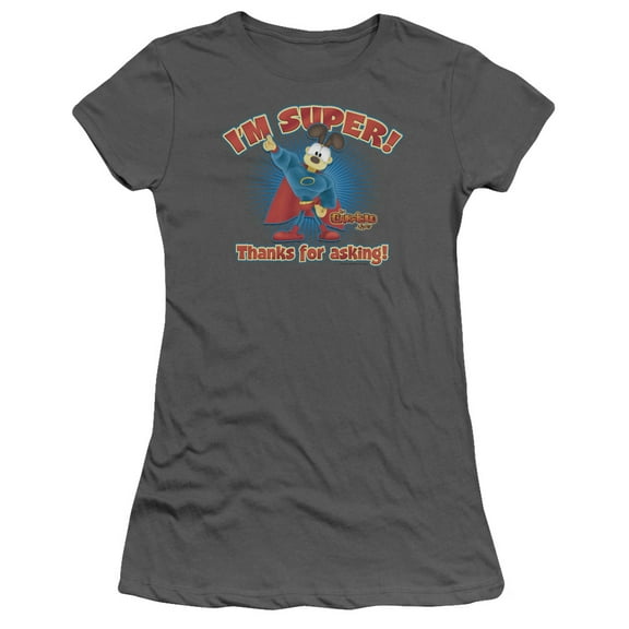 Garfield Super S/S Junior Women's T-Shirt Sheer Charcoal