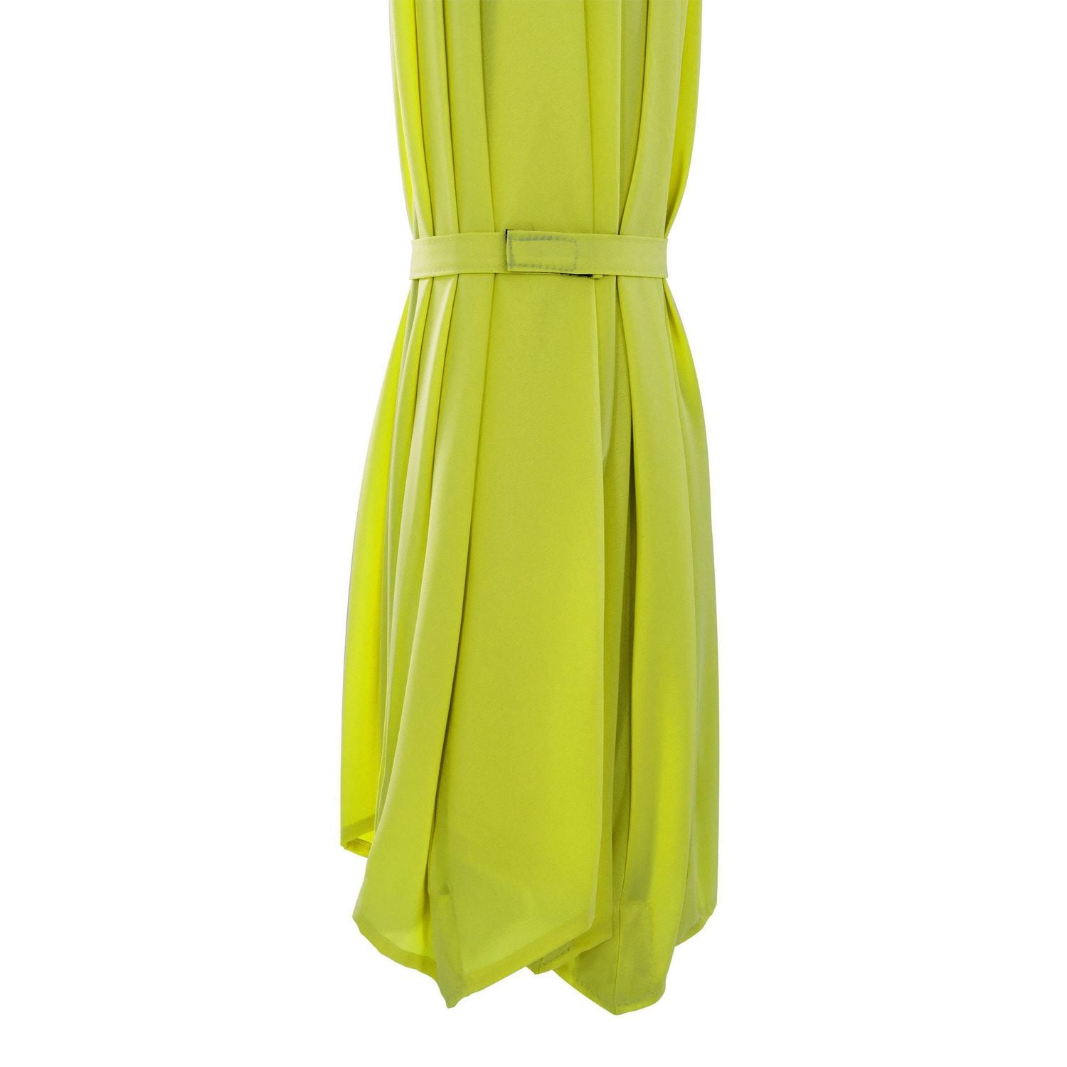 Parasol de terrasse inclinable en porte-à-faux CorLiving de 9,5 pieds avec cadre en acier et 8 bras de support