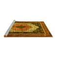 thumbnail image 2 of Ahgly Company Machine Washable Indoor Rectangle Persian Yellow Traditional Area Rugs, 3' x 5', 2 of 4