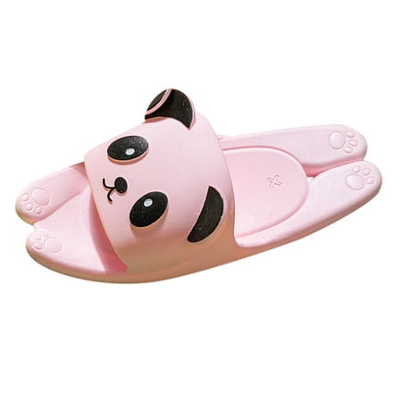 

ZTTD Parent-Child Couples Cute Cartoon Shoes House Non-Slip Pool Slippers Women s Slipper A