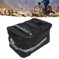 thumbnail image 4 of Bike Rack Bag, Waterproof Reflective Large Capacity Bike Back Rack Carrier Rear Bike Bag with Rainproof Cover for Outdoor Cycling, 4 of 7