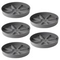 thumbnail image 1 of Bgsha 5PCS Home Garden Use Flower Pot Trays Bottom Support White Gray Green 22.7*3.2cm, 1 of 10