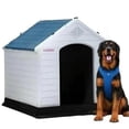 thumbnail image 1 of Casa Para Perro Q Perrón Extra Grande Techo Azul, 1 of 4