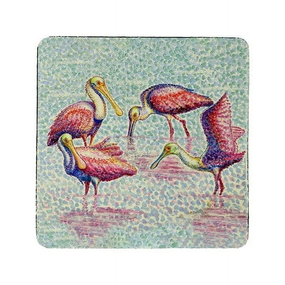 Betsy Drake CT1381 Spoonbill Group Coaster - Set of 4