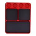 thumbnail image 2 of Plateau Organisateur de Vis de Réparation RC, Plateau de Vis en Métal Alliage d'Aluminium pour Modèle RC 1/10 Jouet Réparation Noir, Rouge, 2 of 7