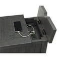 thumbnail image 2 of Martin Svensson Home Rustic Chairside Table with Power Gray, 2 of 11