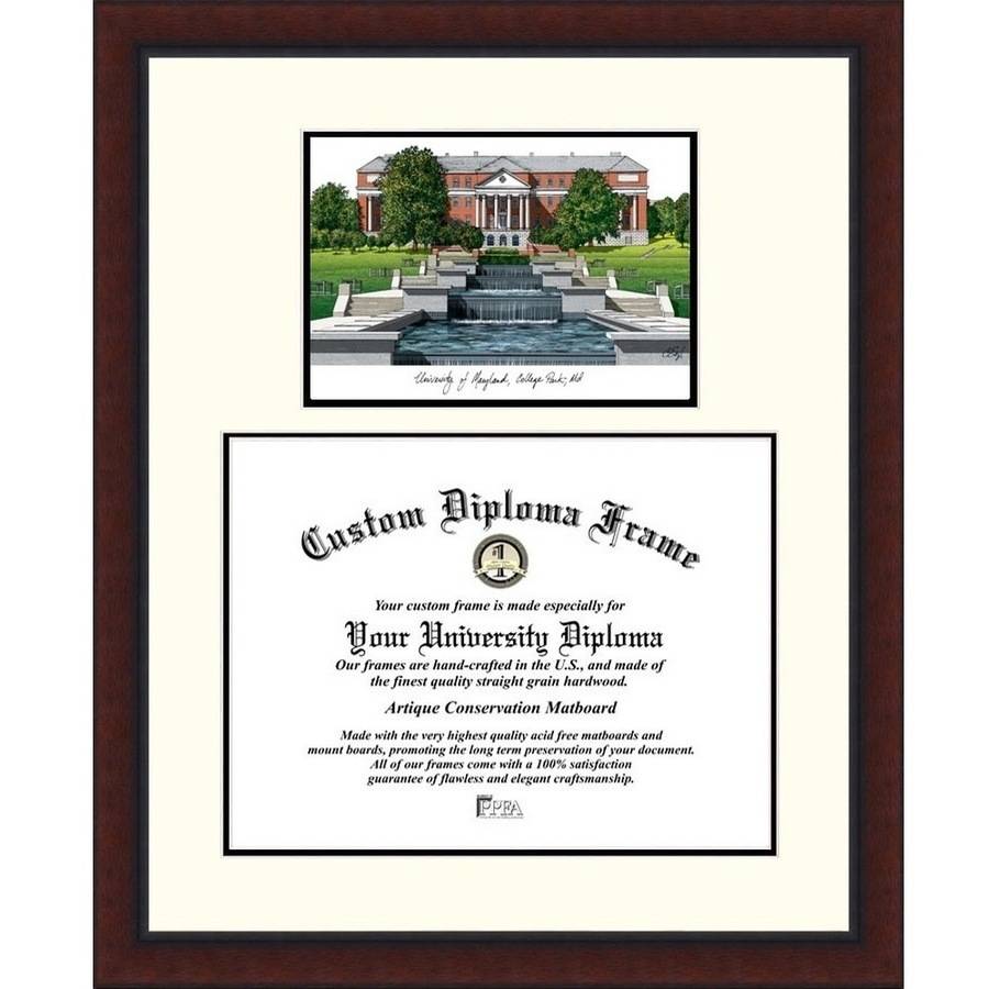 University of Maryland 13" x 17" Legacy Scholar Diploma Frame