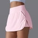 thumbnail image 5 of Puntoco Pantalones cortos de algodón para mujer, cintura elástica, verano, lisos, informales, con bolsillos, para salir, 5 of 5