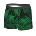 thumbnail image 2 of Naloa Green Leave Fern Print Mens Underwear - Boxers for Men, Classic Briefs for Men, 2 of 9