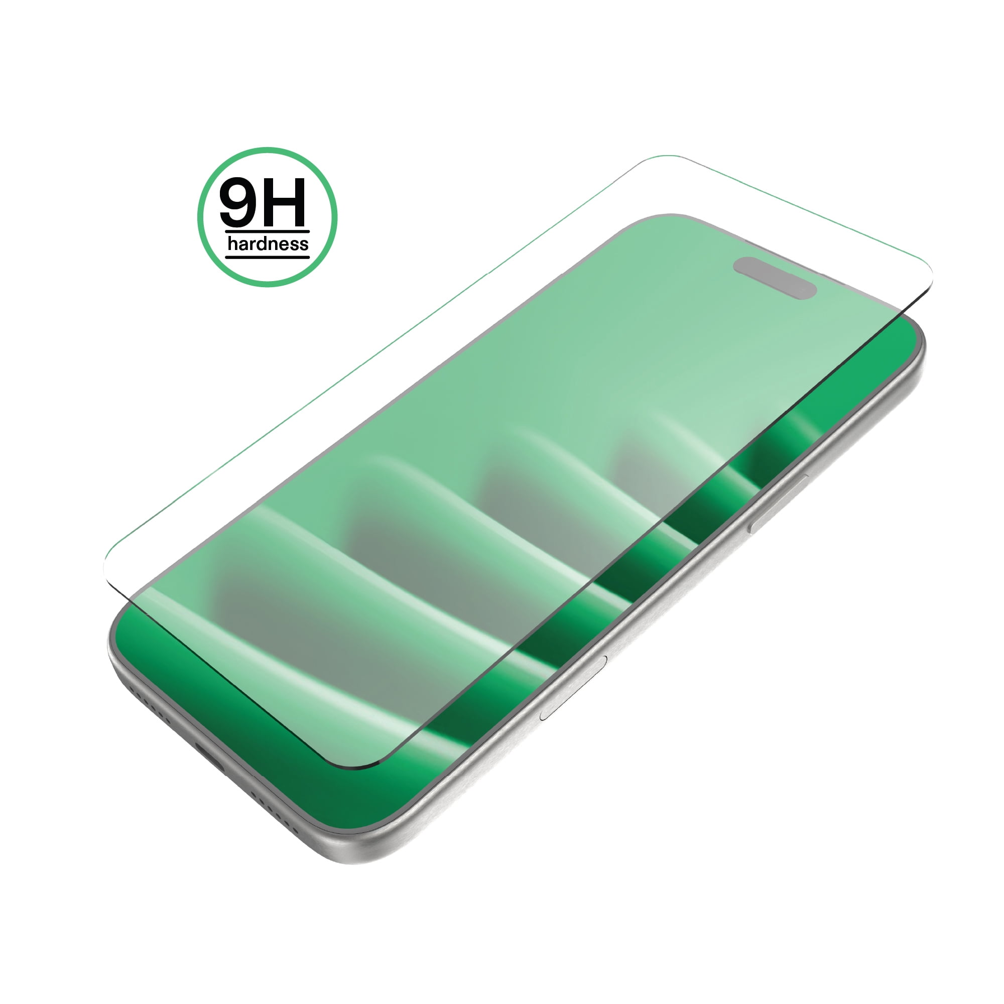 onn Impact Resistant Glass Screen Protector with Easy Application Tray for iPhone Air