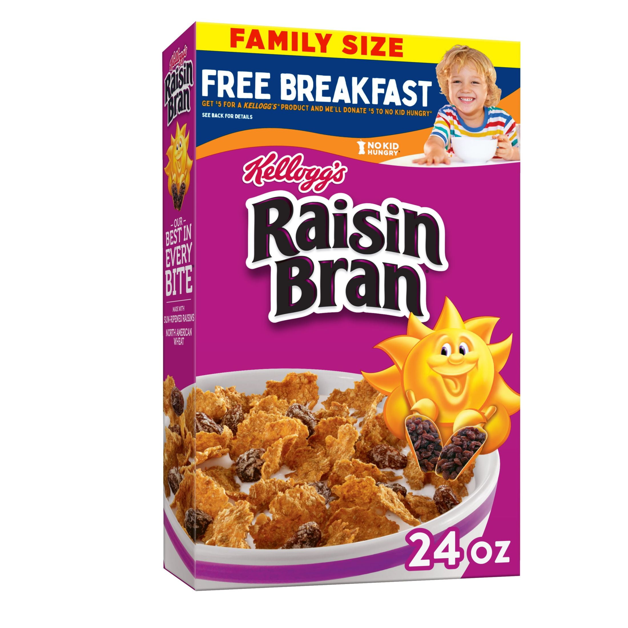 Kellogg's Raisin Bran Original Cold Breakfast Cereal, 24 Oz | lupon.gov.ph
