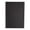 black, variant on Blank Notebook, Unlined Kraft Paper Journal A5 with 160 Pages, Thick Paper for Sketching and Writing, Rustic Minimalist Cover, Natural Tone, Black